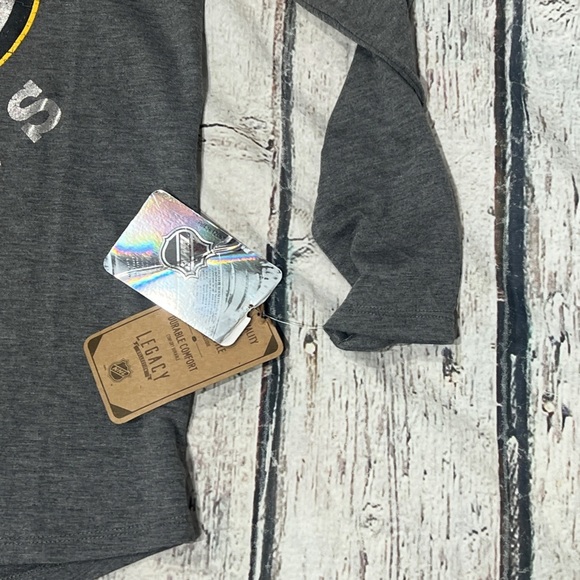 Boston Bruins NHL Hockey Long Sleeve New Youth Girls Tshirt - Picture 3 of 6